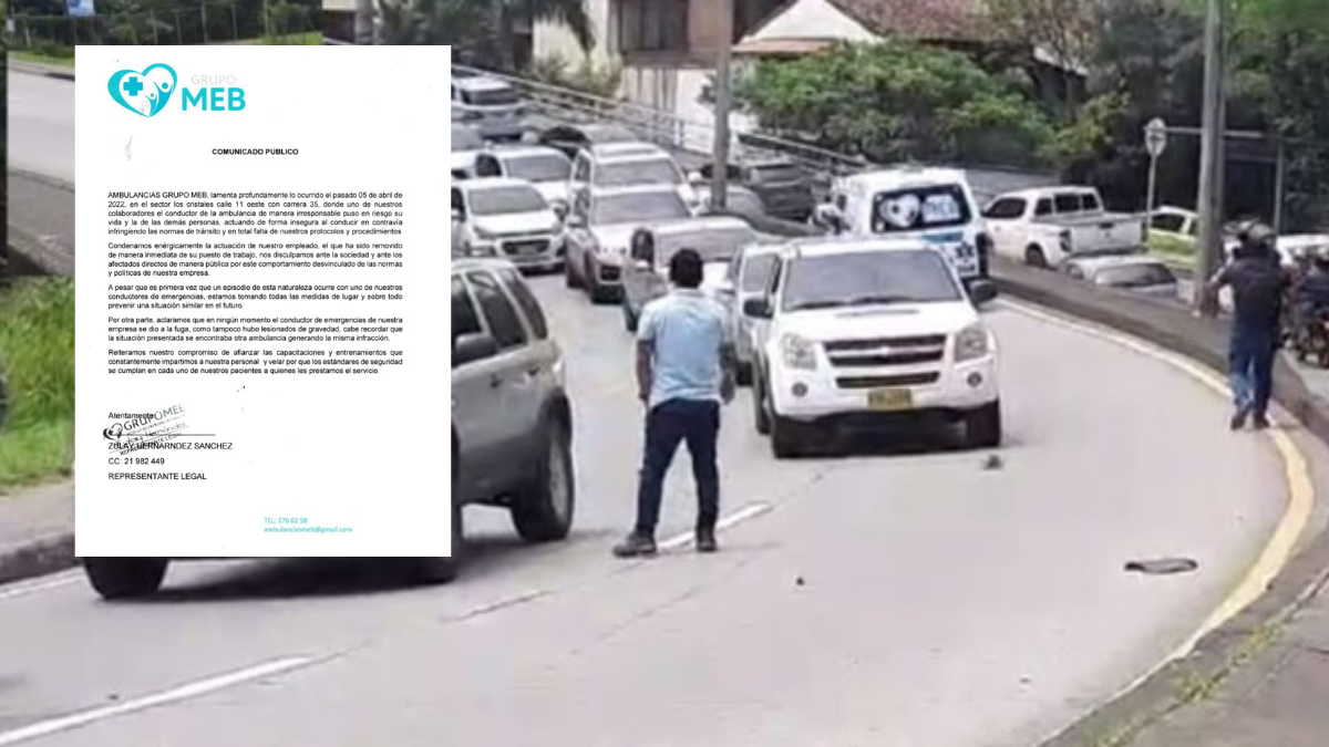 Anuncian despido del conductor de la ambulancia que causó accidente