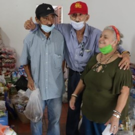 Así se vivió la primera jornada de la gran donatón en el Geriátrico San Miguel