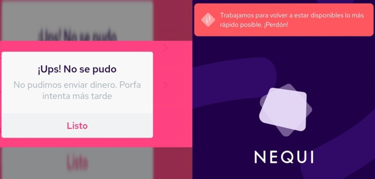 ¡En quincena! Miles de usuarios en redes reportan caída de la aplicación Nequi