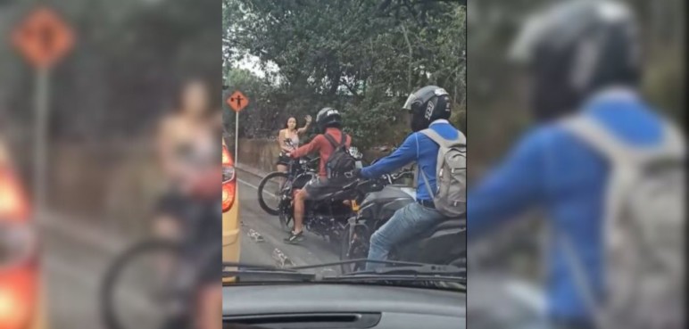 En video: Mujer hace respetar el correcto uso de la ciclorruta