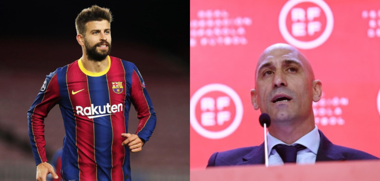 Gerad Piqué y Luis Rubiales en el ojo del huracán