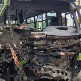 Habló conductor del bus del MÍO que se accidentó con Freddy Rincón