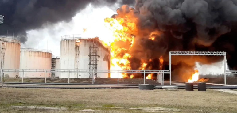 Rusia denuncia un ataque aéreo ucraniano a un depósito de gasolina