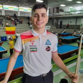 Valle se coronó campeón en el Nacional de Billar Juvenil