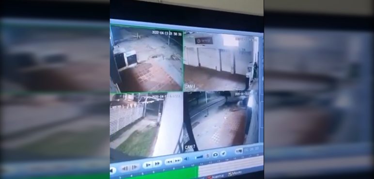 En video quedó registrado el asesinato de un guarda de seguridad en Cali