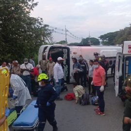 Accidente en Pradera deja al menos 15 trabajadores de un Ingenio heridos