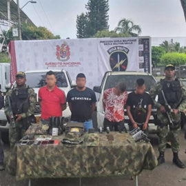 Cayó alias 'Barbas', presunto cabecilla de la Jaime Martínez en Valle