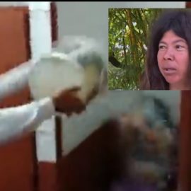 Ella es Viviana: la mujer a la que humillaron mojándola con un balde de agua