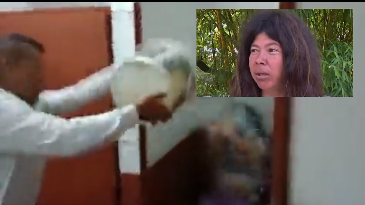 Ella es Viviana: la mujer a la que humillaron mojándola con un balde de agua