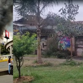 Familias venezolanas perdieron sus viviendas tras incendio en el centro de Cali