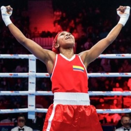 Ingrit Valencia, medalla de plata en el Mundial de Boxeo