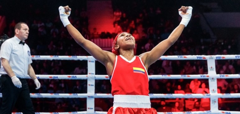 Ingrit Valencia, medalla de plata en el Mundial de Boxeo