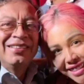 La influencer Yina Calderón anunció su apoyo al candidato Gustavo Petro