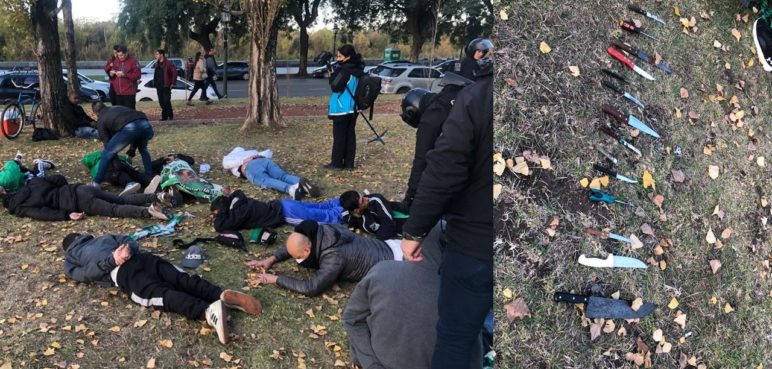 Más de 10 hinchas del Deportivo Cali fueron detenidos en Argentina