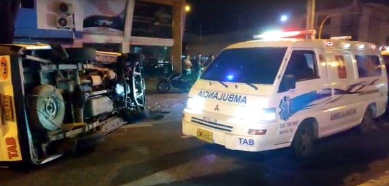 Nuevo accidente de ambulancia: al parecer sería por exceso de velocidad