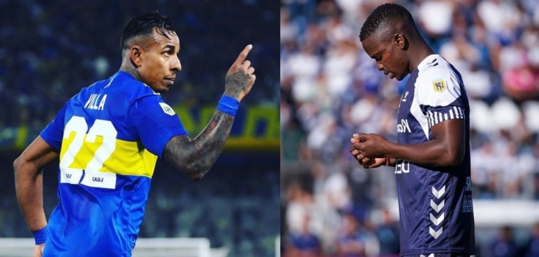 Sebastián Villa y Johan Carbonero en el ojo del huracán en Argentina