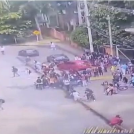 Controlan bloqueo en la vía que conduce de Palmira a El Bolo