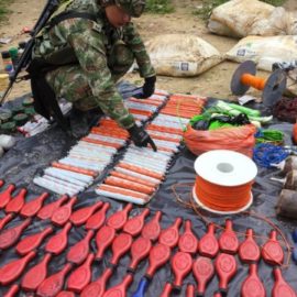 Ejercitó halló enorme fábrica de explosivos de las disidencias de las Farc, en Arauca