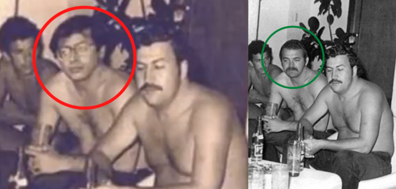 Foto de Gustavo Petro con Pablo Escobar es falsa