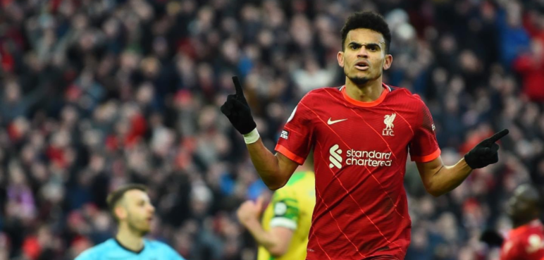 Esta será la nueva dorsal que tendrá Luis Díaz en el Liverpool