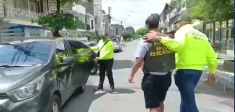 Rescatan en el barrio sindical de Cali a hombre que estaba secuestrado