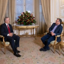 Terminó la primera reunión entre Iván Duque y Gustavo Petro