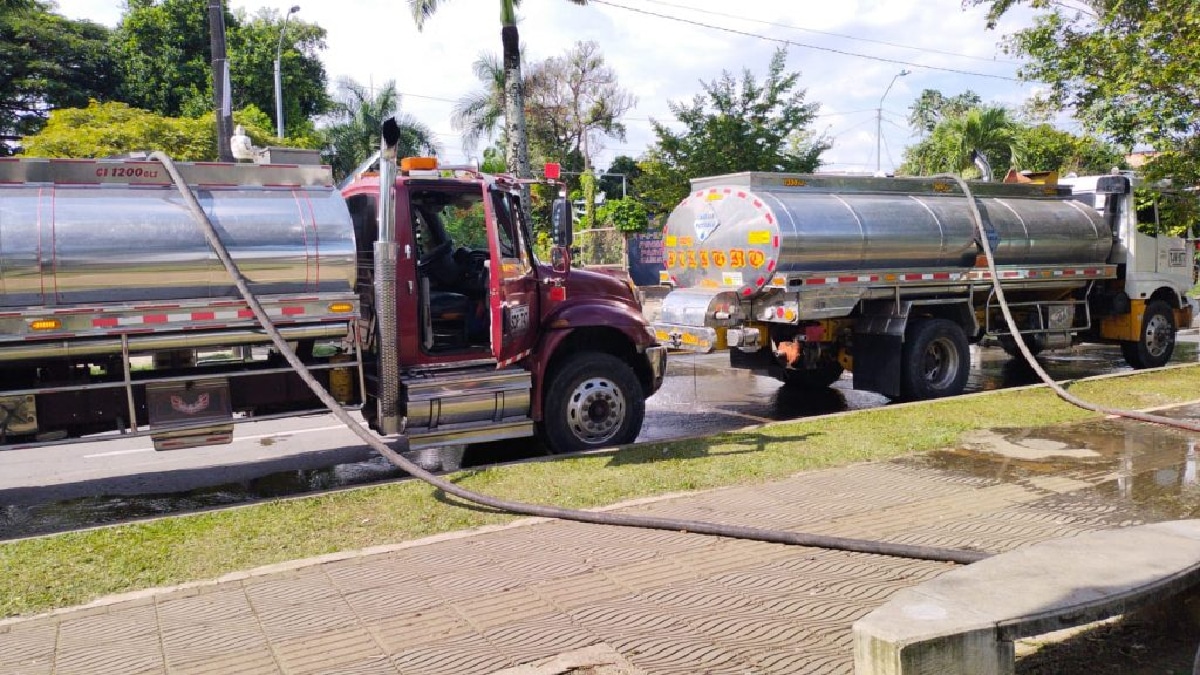 La comuna 20 de Cali está sin agua por la reparación de una fuga