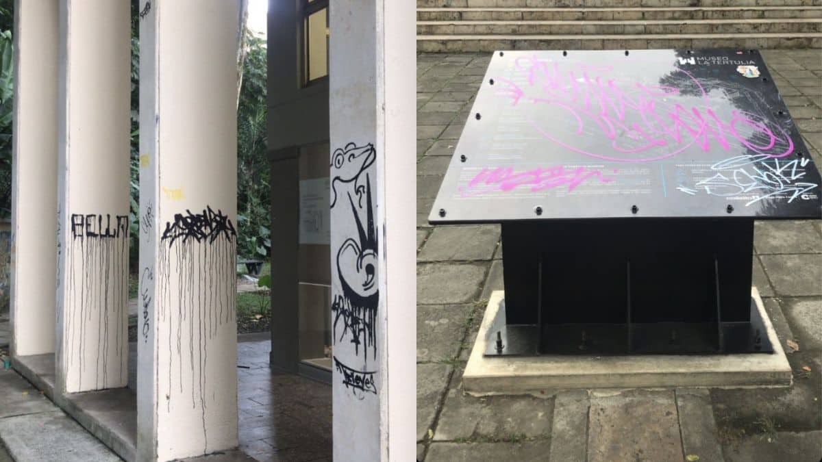 En Cali cada mes vandalizan las paredes del museo La Tertulia