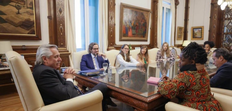 Francia Márquez se reunió con el Presidente y Vicepresidenta de Argentina