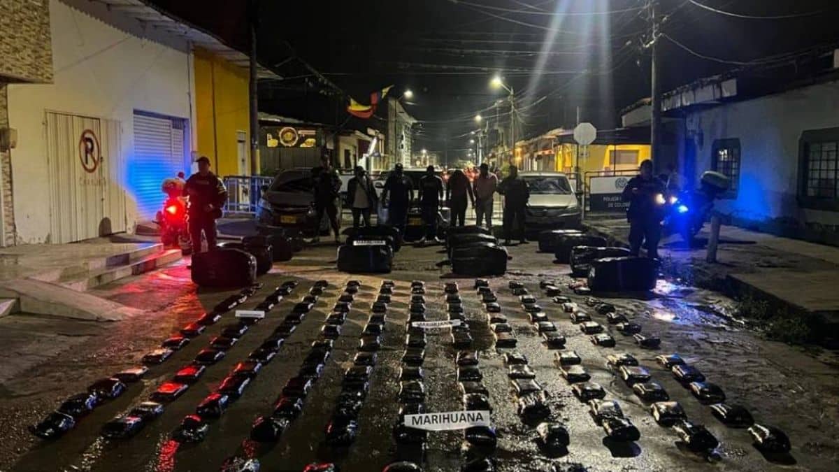 Incautaron 700kg de marihuana en vías del Valle