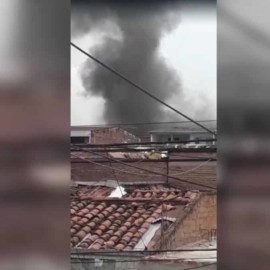 Incendio reportado en una fábrica de plástico en la comuna 11