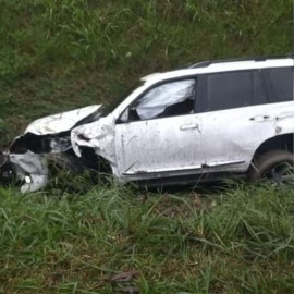 Luis Eduardo Hernández ‘EL Mulato’ sufrió aparatoso accidente cerca al aeropuerto