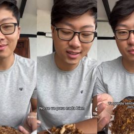 "Que nadie piense que así es la comida china": tiktoker al probar arroz chino