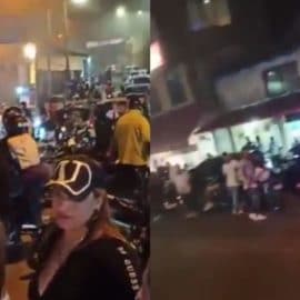 No paran los desórdenes de personas en el Kilómetro 18 en Cali