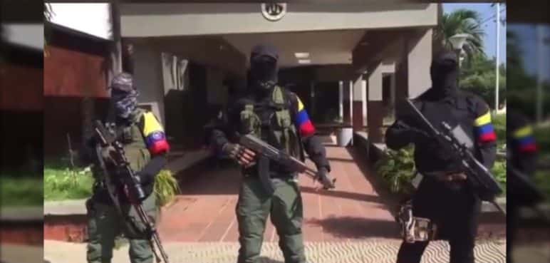Video y rechazo: Disidentes Farc se pasearon como si nada por vías de Tibú