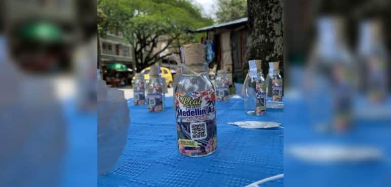 Aire embotellado: un nuevo emprendimiento paisa que ha causado furor en redes