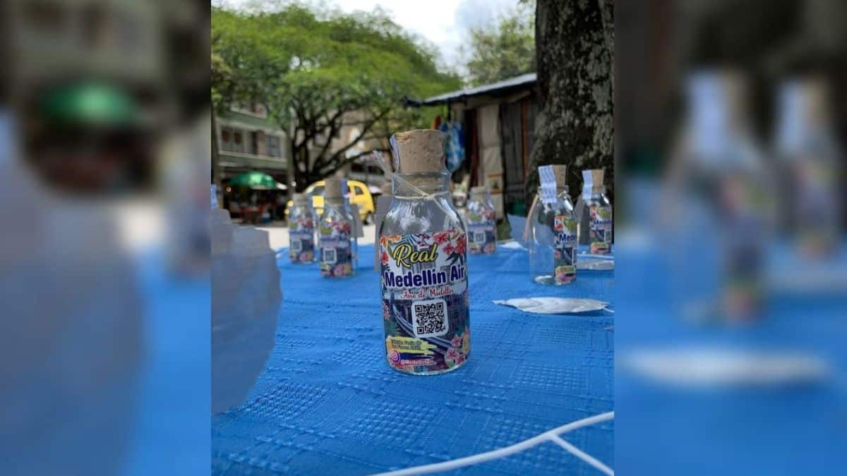 Aire embotellado: un nuevo emprendimiento paisa que ha causado furor en redes