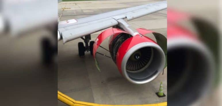 Avión con destino a Cali sufrió una emergencia por el choque de un ave