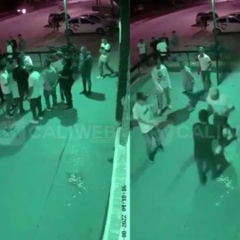 Cámara grabó tremenda balacera en discoteca de Menga que dejó un muerto