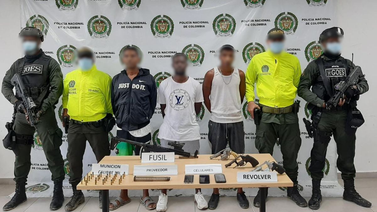 Capturan a integrantes del Clan del Golfo que iban a ejecutar 'Plan Pistola' en Buenaventura