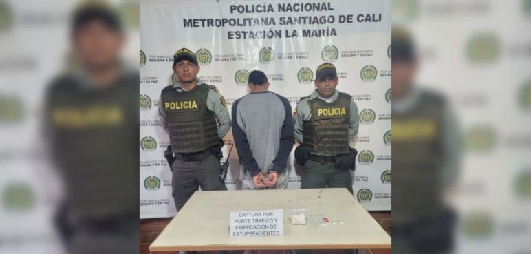 Capturan a un hombre que llevaba cocaína en la vía Cali – Jamundí