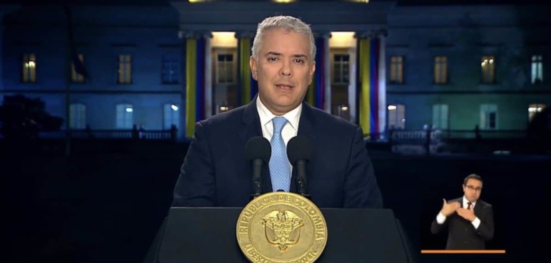 “Fue el gobierno de la revolución social”: Duque en su último discurso como presidente