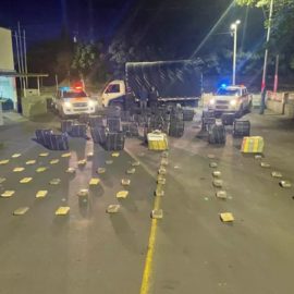 Incautan una tonelada de marihuana tipo 'Creepy' en un vía del Valle del Cauca