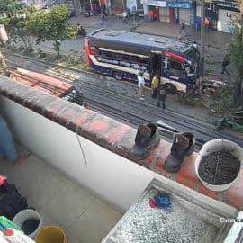 Revelan video de aparatoso accidente en El Porvenir, norte de Cali