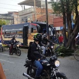 Siete lesionados tras aparatoso accidente de una buseta, árbol cayó sobre un carro