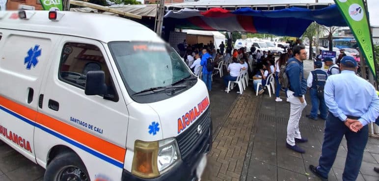 Suspenden a otra empresa de ambulancias en medio de operativos en Cali