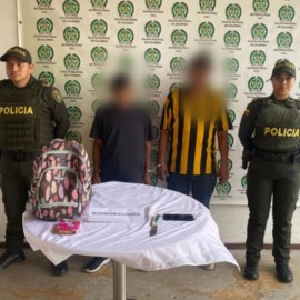 Tres hombres fueron capturados mientras intentaban robar celulares en Cali