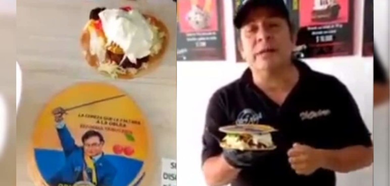 Video: Comerciantes de Floridablanca crean la ‘Oblea Petro’ como forma de protesta