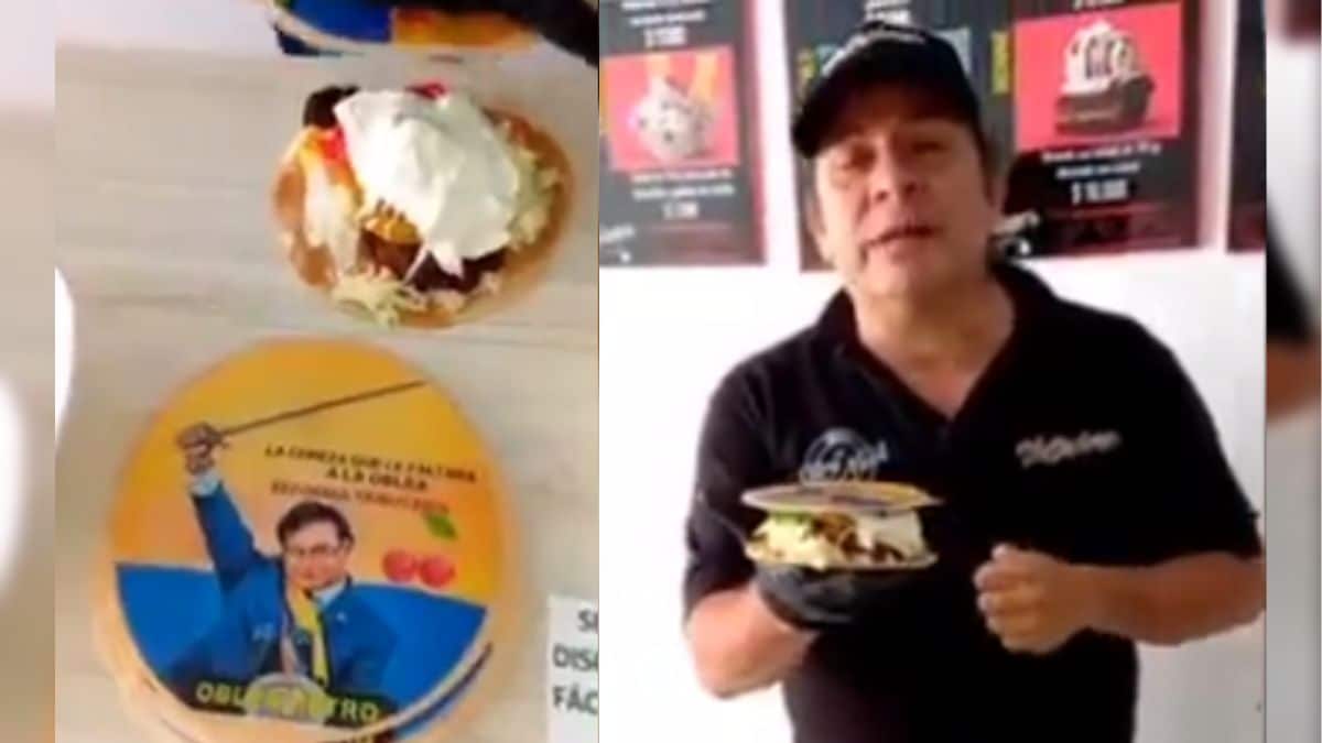 Video: Comerciantes de Floridablanca crean la ‘Oblea Petro’ como forma de protesta