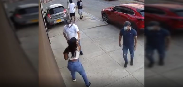 Video: Ladrones intimidan a una mujer y le roban su carro en el suroriente de Cali